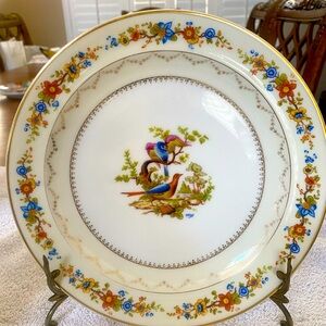 Antique Elite Limoges France Birds Collectible